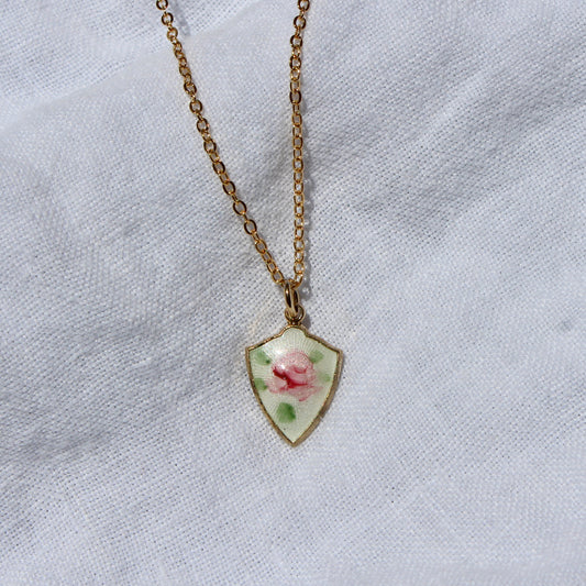 Vintage Emmons Shield Necklace