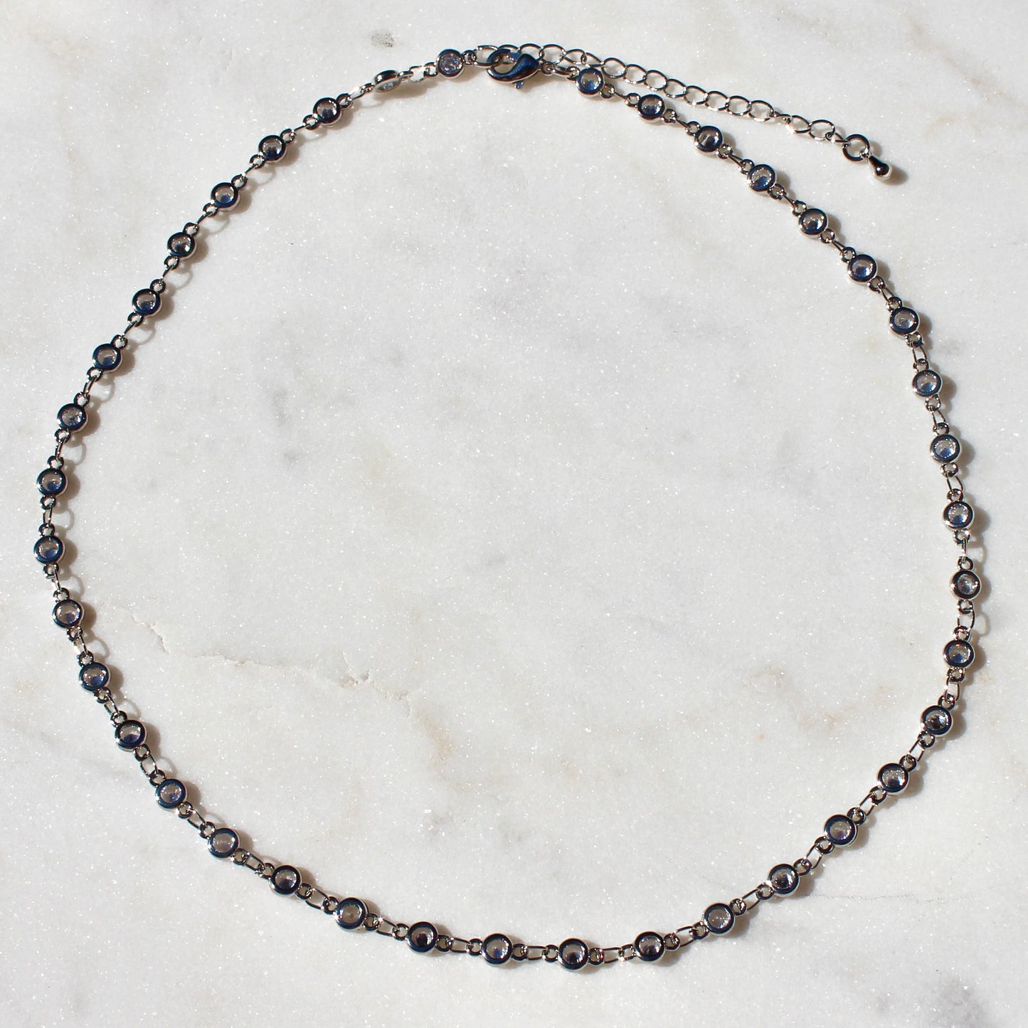 Taylor Cubic Zirconia White Gold Filled Necklace