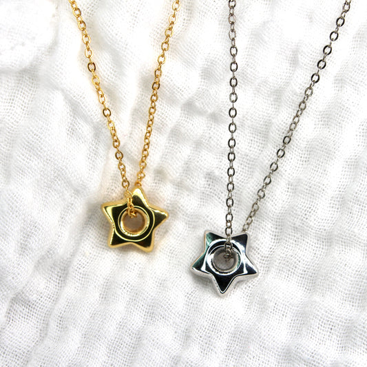 Puffy Star Necklace