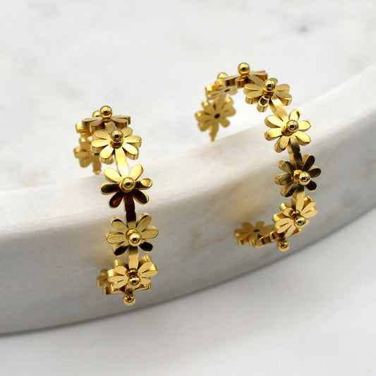 Daisy Chain Hoops