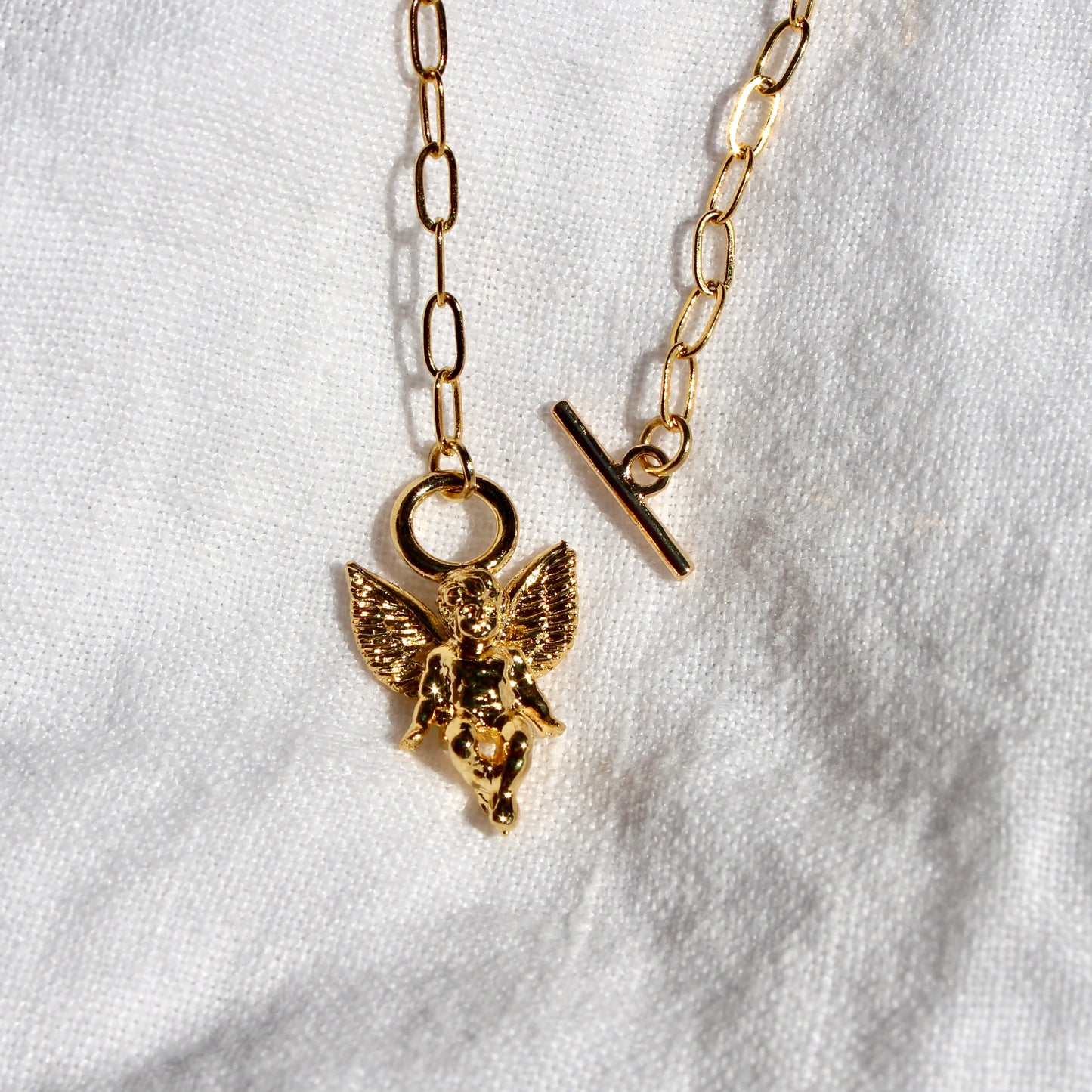 Cherub Toggle Necklace