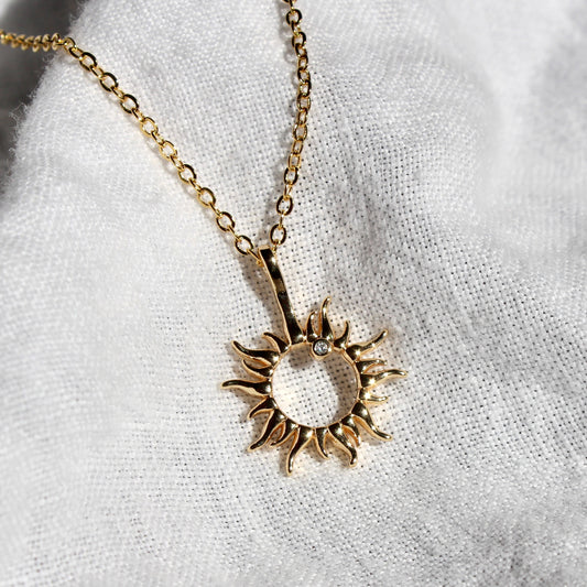 Sun Pendant Necklace