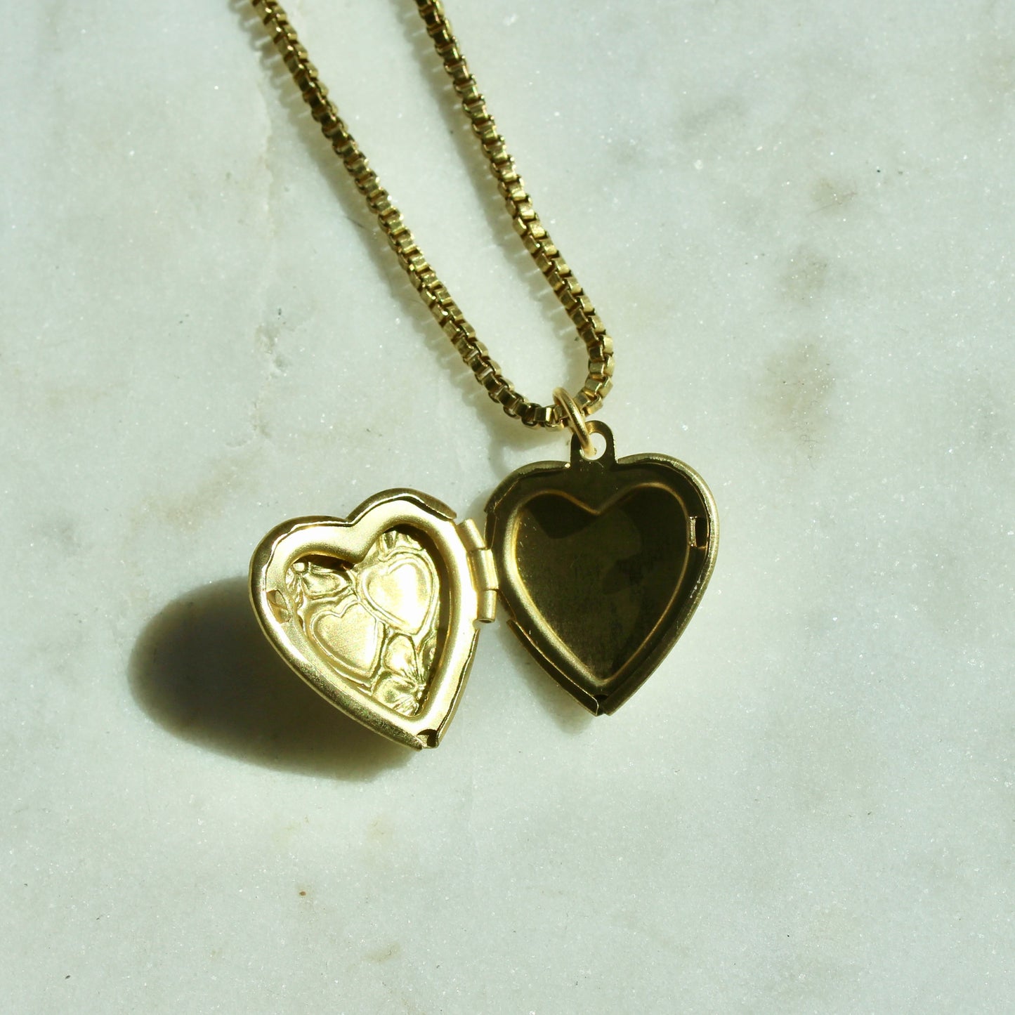 Vintage Heart Locket Necklace