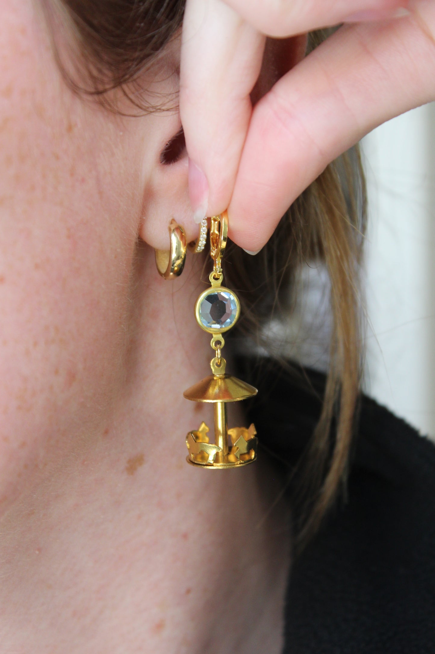 Vintage Carousel Earrings