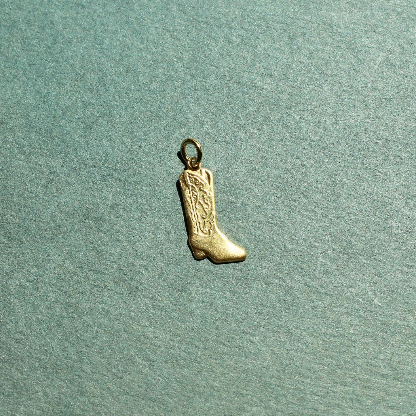 Vintage Mini Cowboy Boot Charm