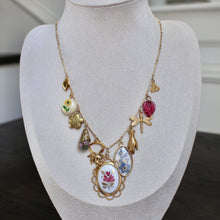 Load image into Gallery viewer, Vintage Fairy Garden Charm Necklace
