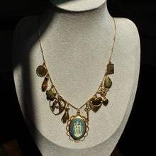 Load image into Gallery viewer, Vintage Cameo Charm Necklace

