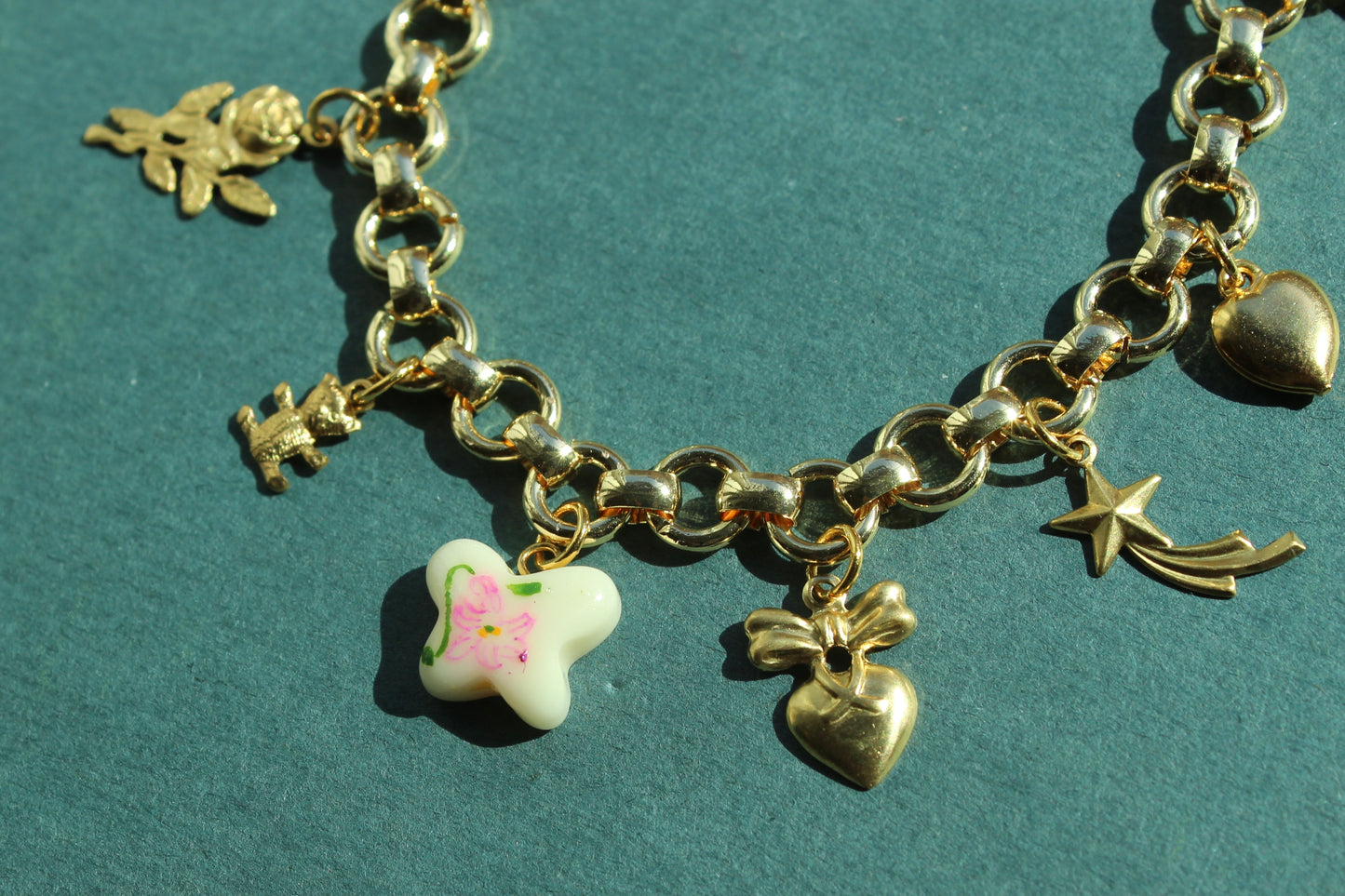 Vintage Elaina Charm Bracelet