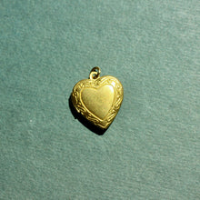 Load image into Gallery viewer, Vintage Medium Heart Locket Charm
