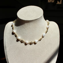 Load image into Gallery viewer, Baroque Pearl and Crystal Necklace
