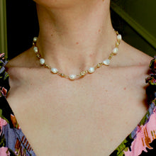 Load image into Gallery viewer, Baroque Pearl and Crystal Necklace
