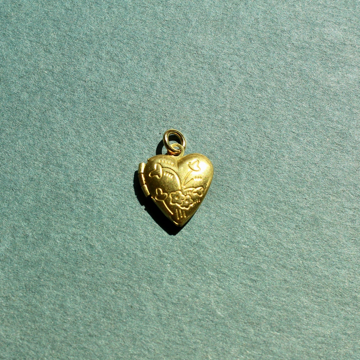 Vintage Small Heart Locket Charm