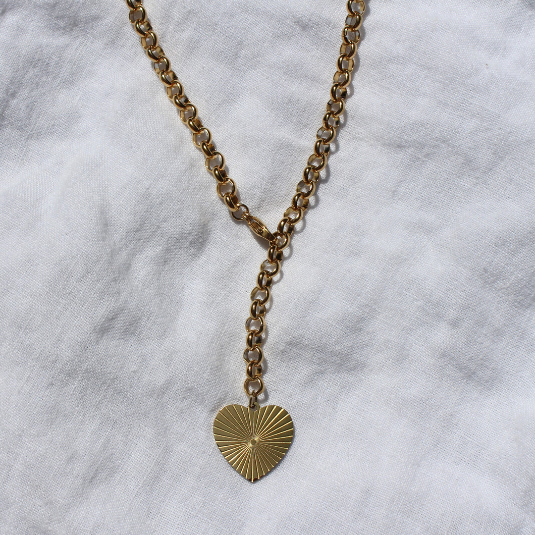 Heart Lariat Necklace