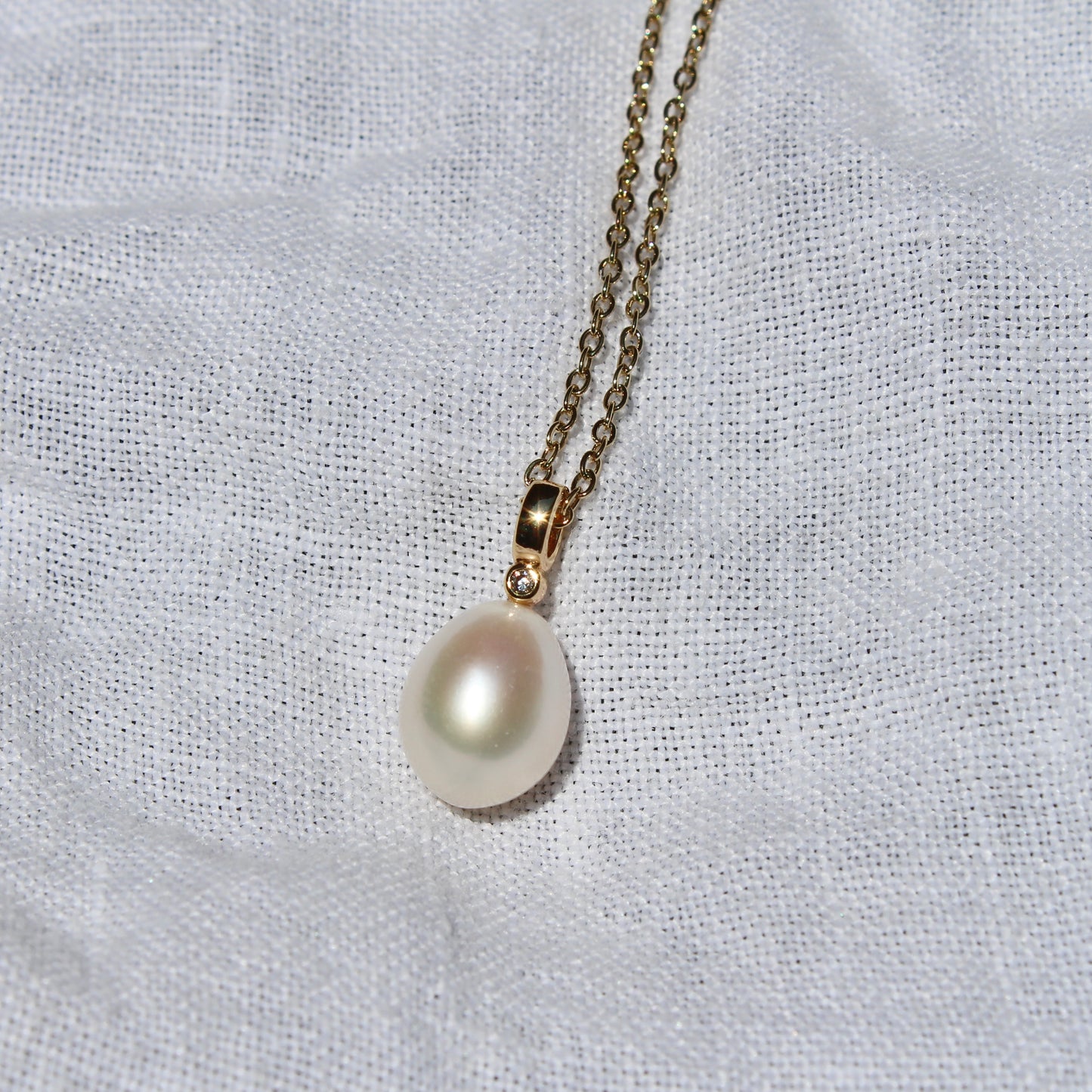 Pearl and Zircon Necklace