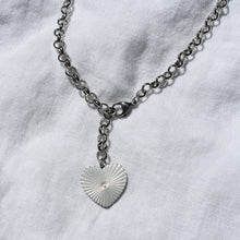 Load image into Gallery viewer, Heart Lariat Necklace

