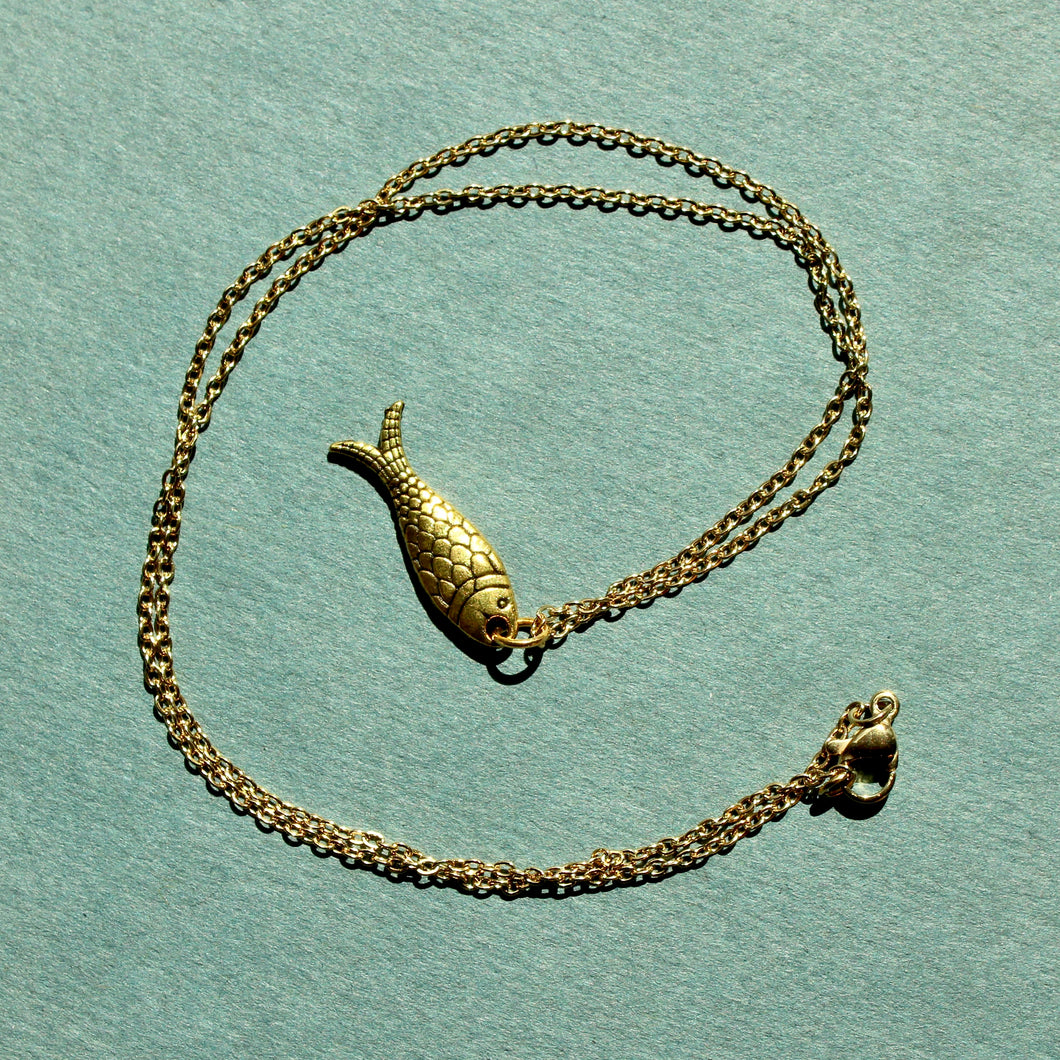 Gone Fishing Necklace