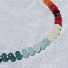 Load image into Gallery viewer, Colorful Beaded Stone Necklace
