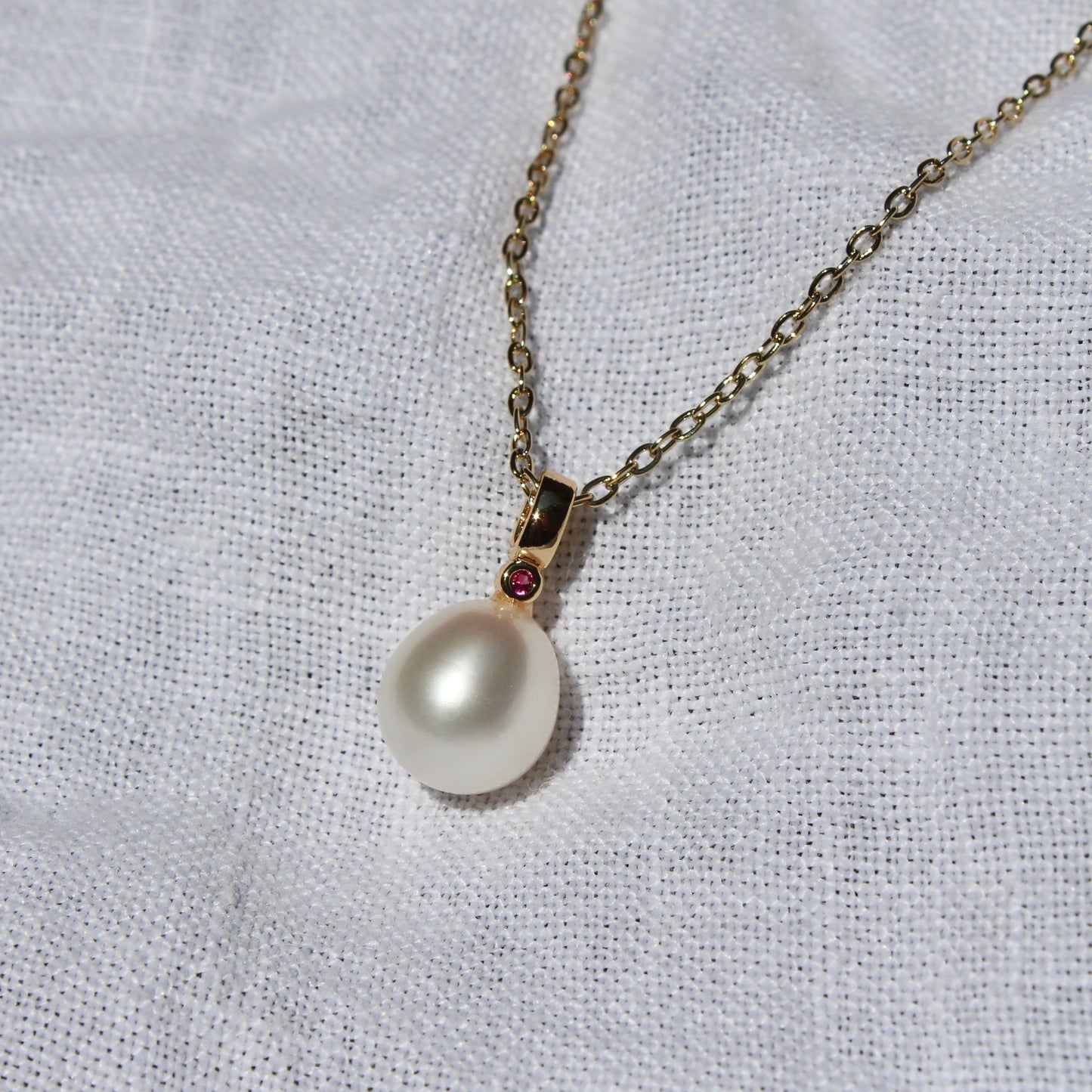 Pearl and Zircon Necklace