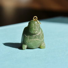 Load image into Gallery viewer, Vintage Carved Jade Buddha Charm
