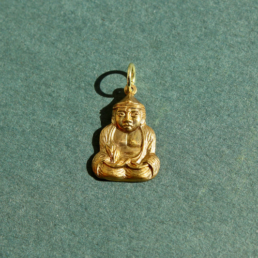 Brass Buddha Charm