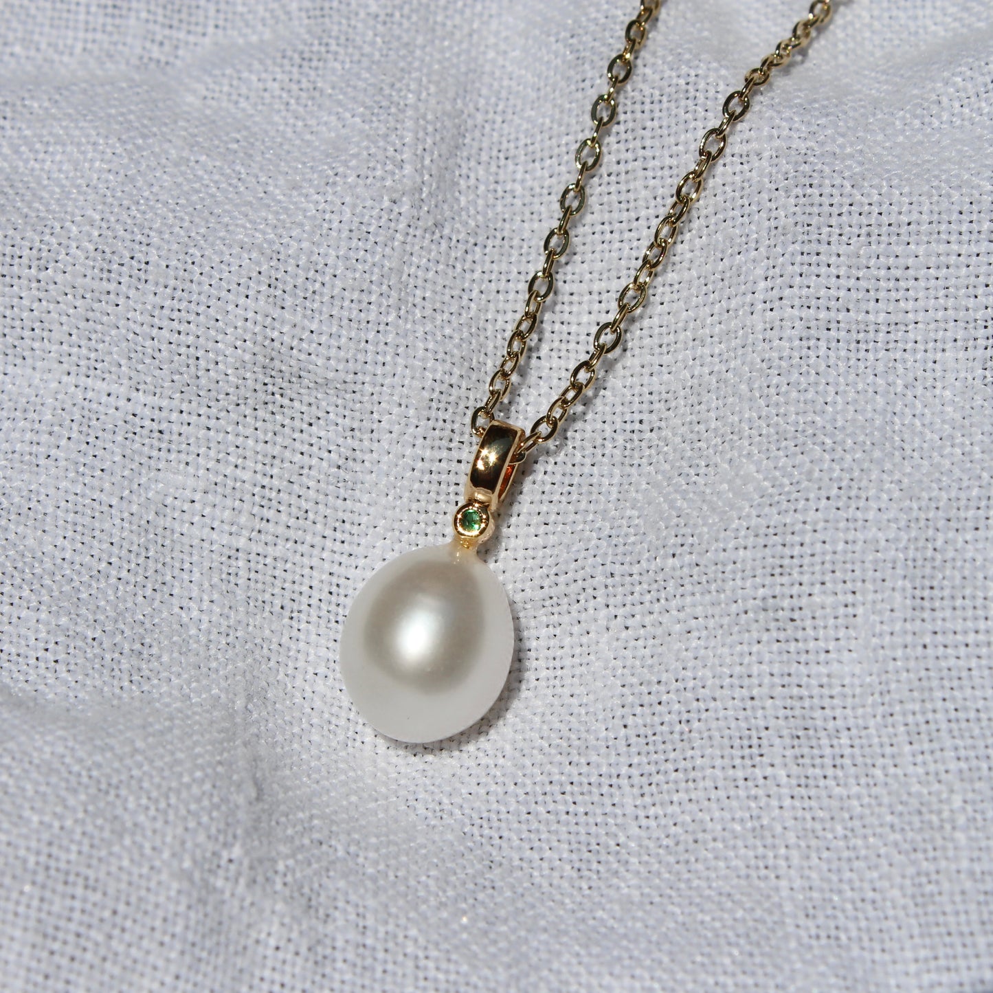 Pearl and Zircon Necklace