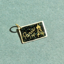Load image into Gallery viewer, Vintage Paris Enamel Charm - Vintage Charm with Paris France Art
