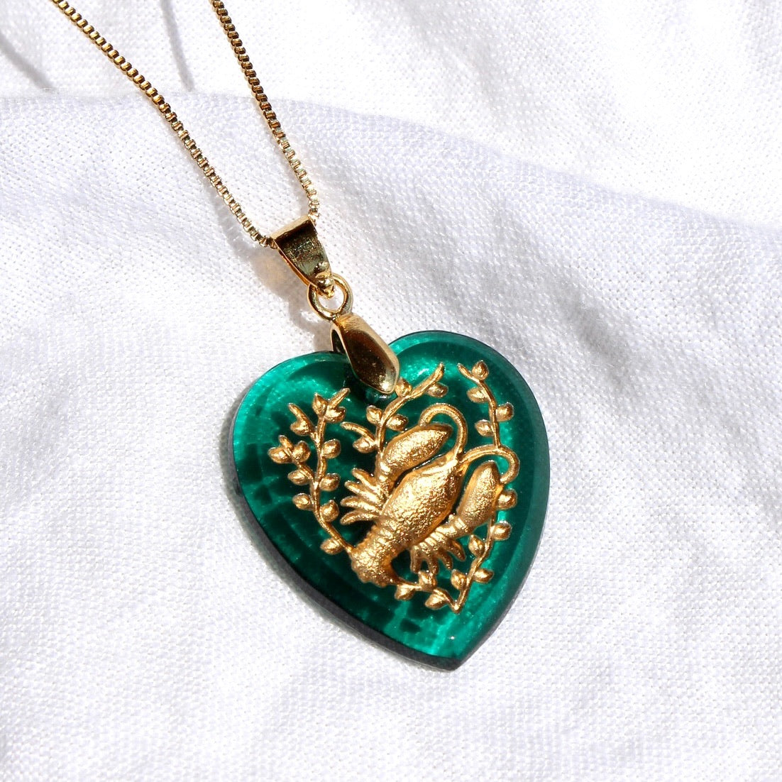 Vintage Zodiac Heart Necklace