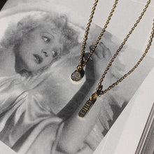 Load image into Gallery viewer, Pave Circle Charm Necklace
