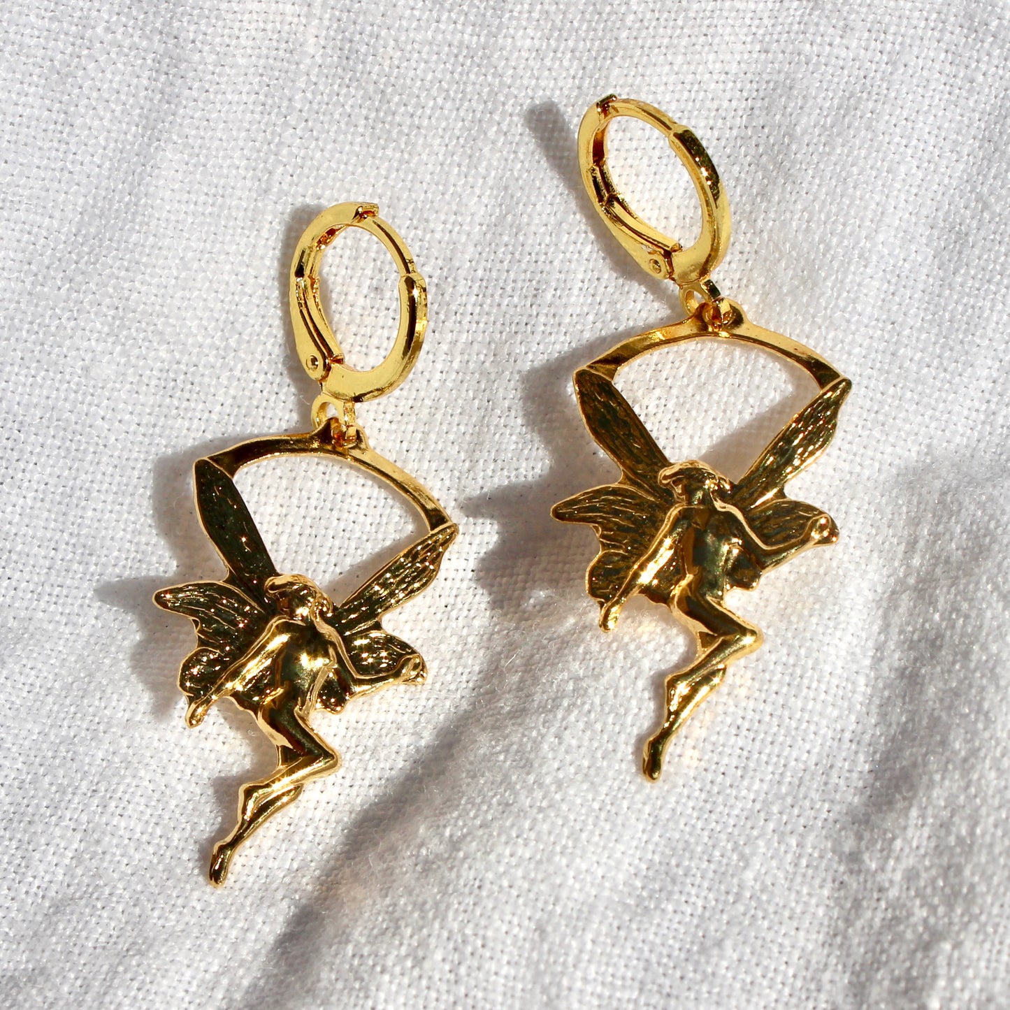 Gold Fairy Earrings