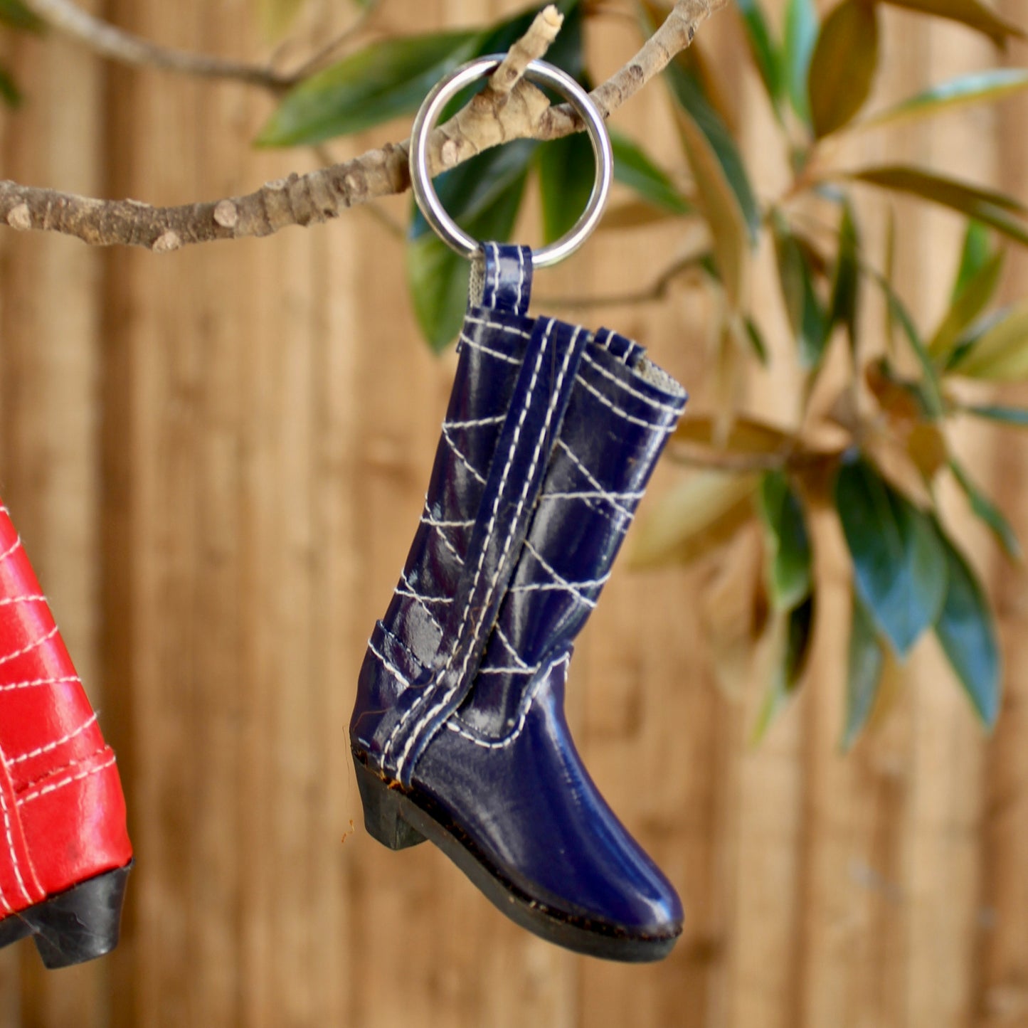 Vintage Cowboy Boot Keychain