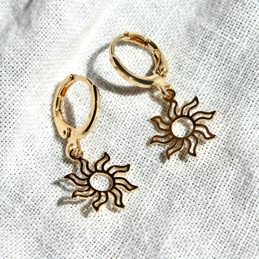 Dancing Sun Hoops