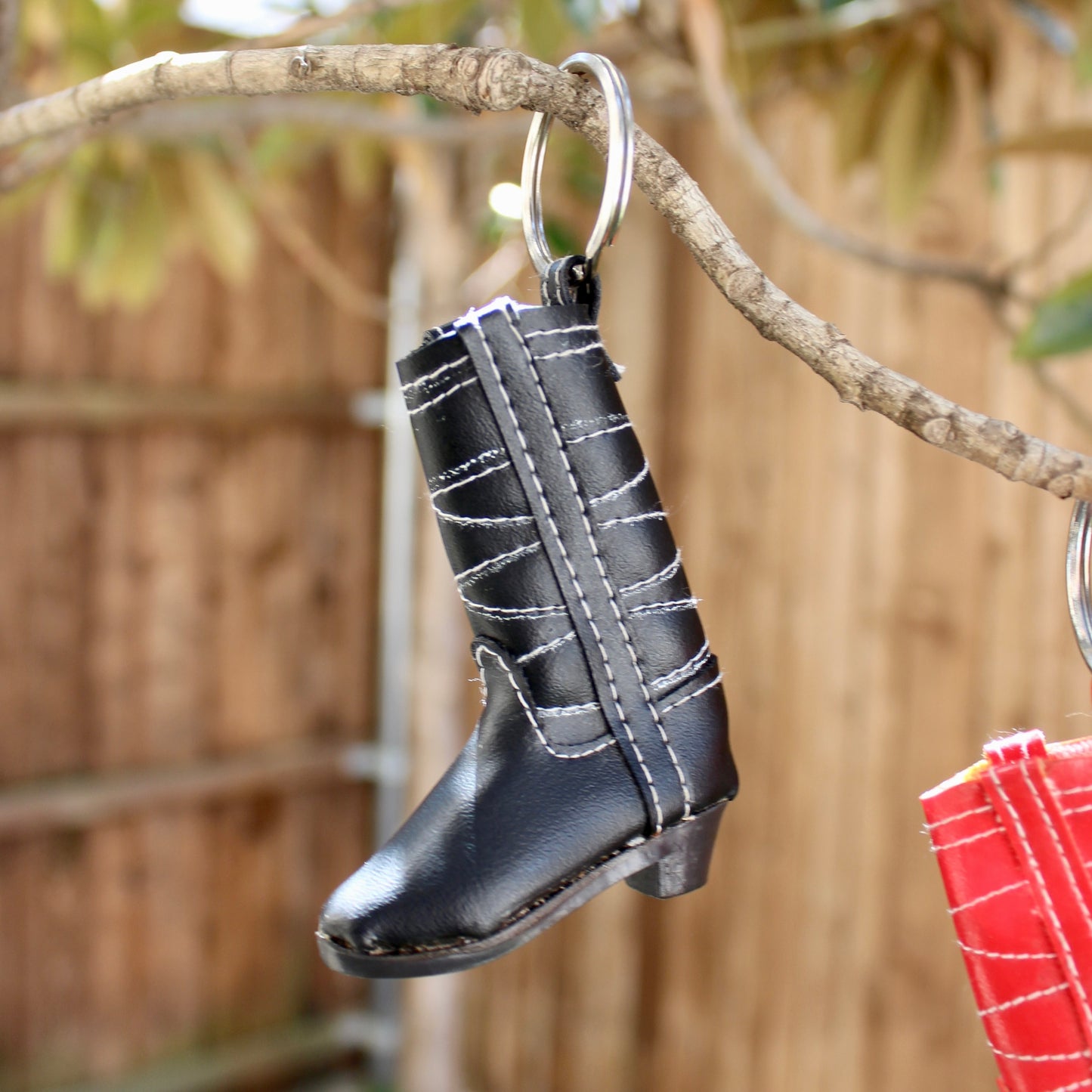 Vintage Cowboy Boot Keychain