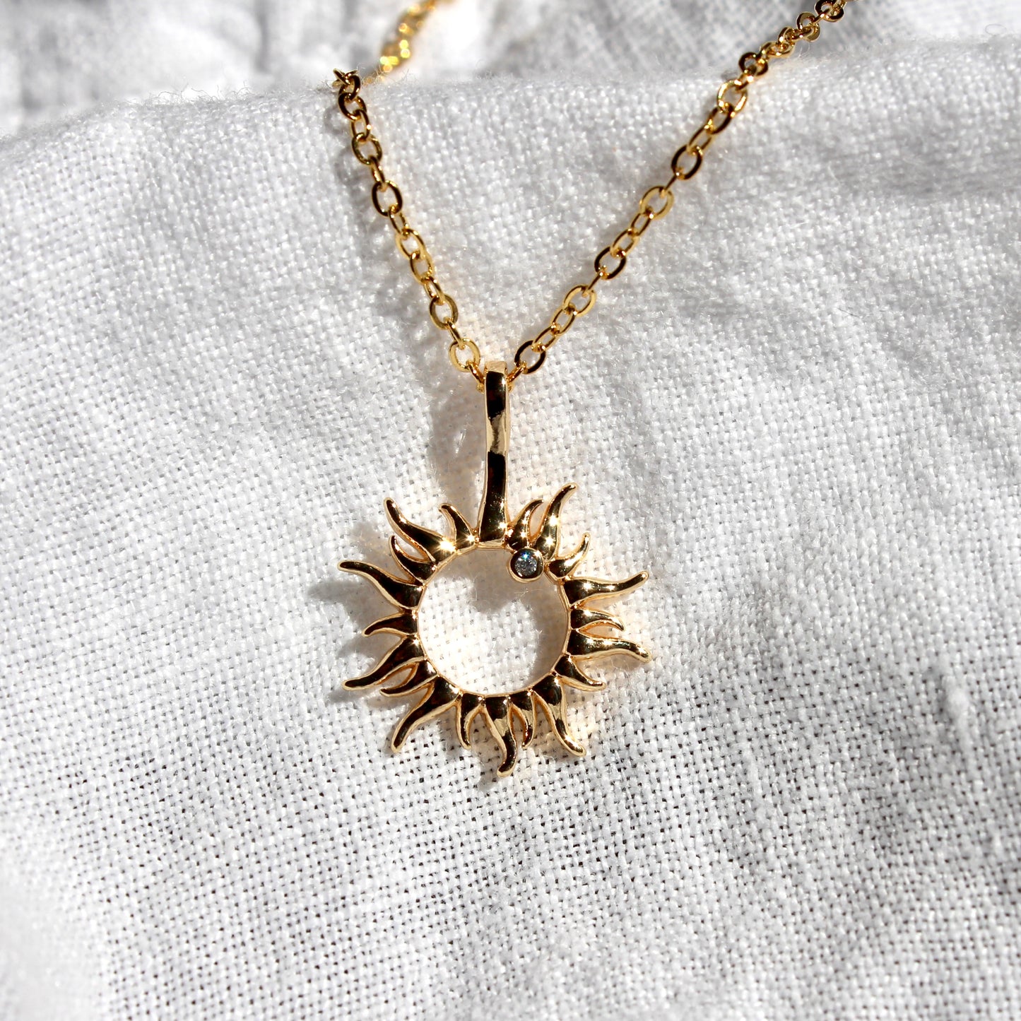 Sun Pendant Necklace