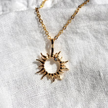 Load image into Gallery viewer, Sun Pendant Necklace
