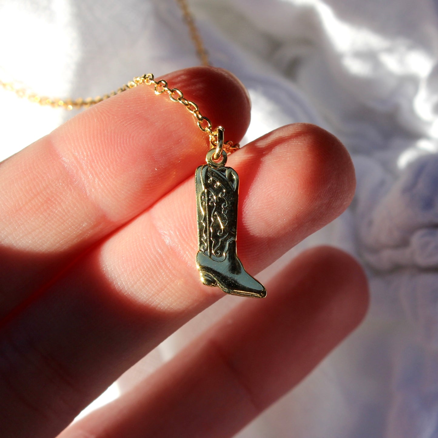 Mini Cowboy Boot Necklace