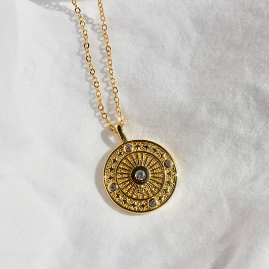 Helena Compass Pendant