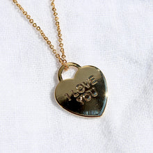 Load image into Gallery viewer, I Love You Heart Pendant
