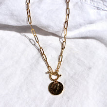 Load image into Gallery viewer, Allegra Coin Toggle Necklace
