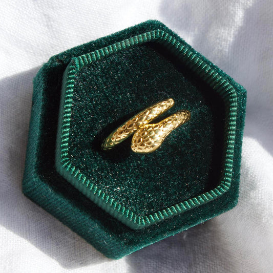 Gold Wrap Snake Ring