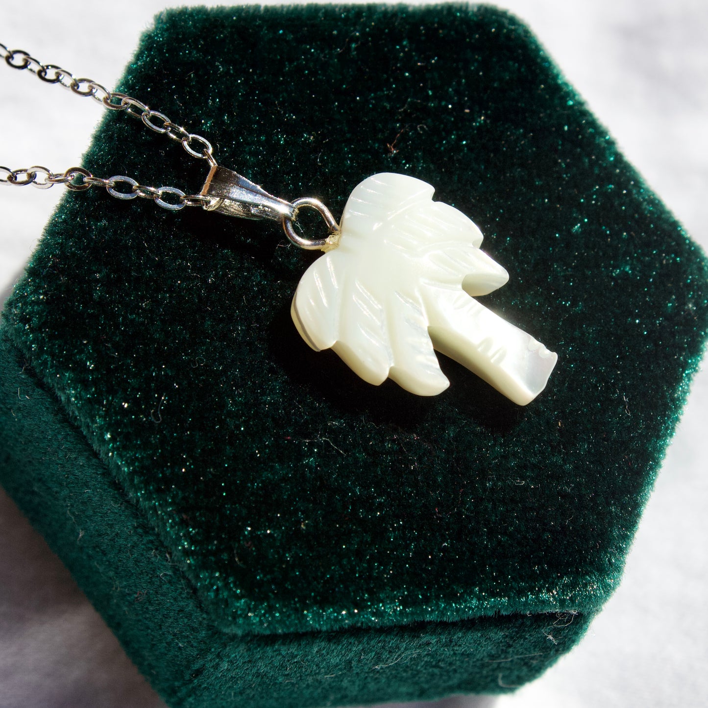 Vintage Palm Tree Necklace