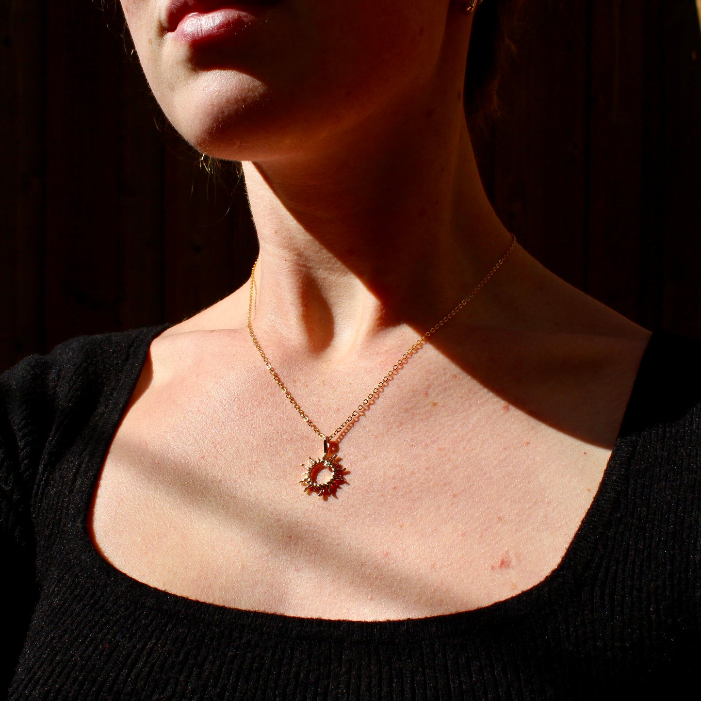 Sun Pendant Necklace