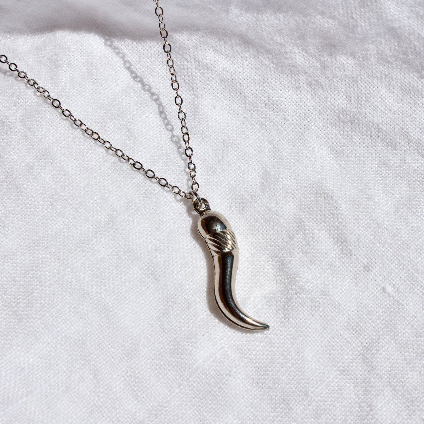 Vintage Italian Horn Necklace