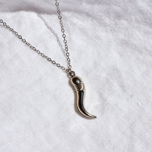 Vintage Italian Horn Necklace