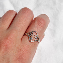 Load image into Gallery viewer, Silver Funky Face Ring

