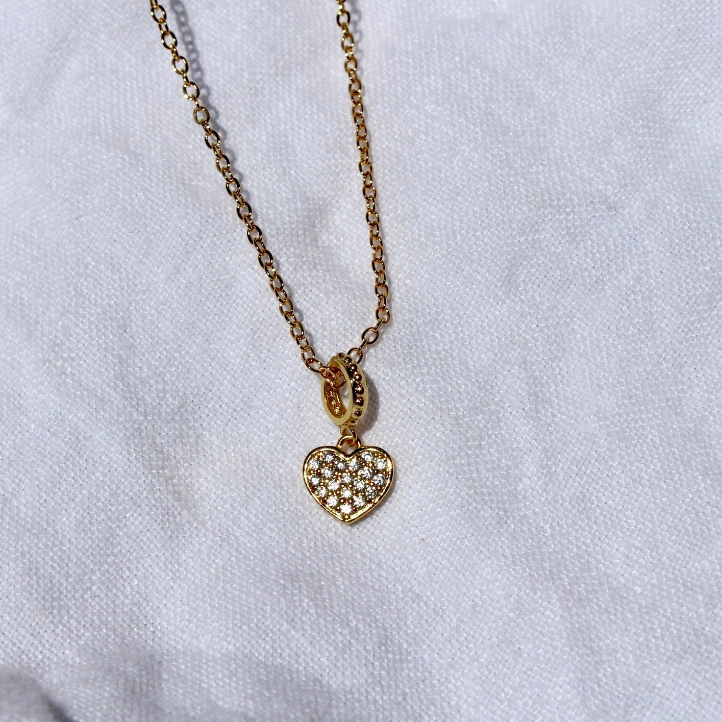 Pave Pendant Necklace