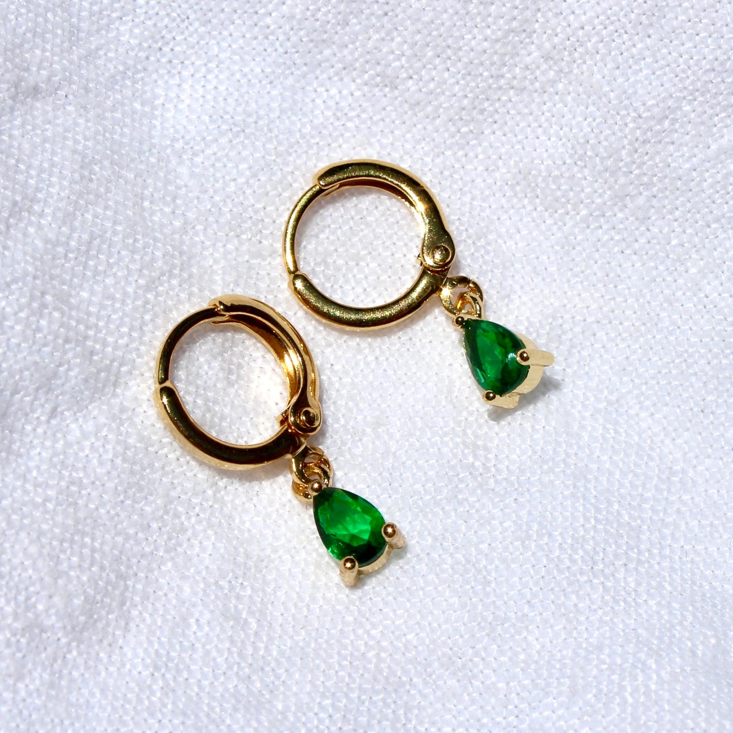 Ivy Drop Hoop Earrings