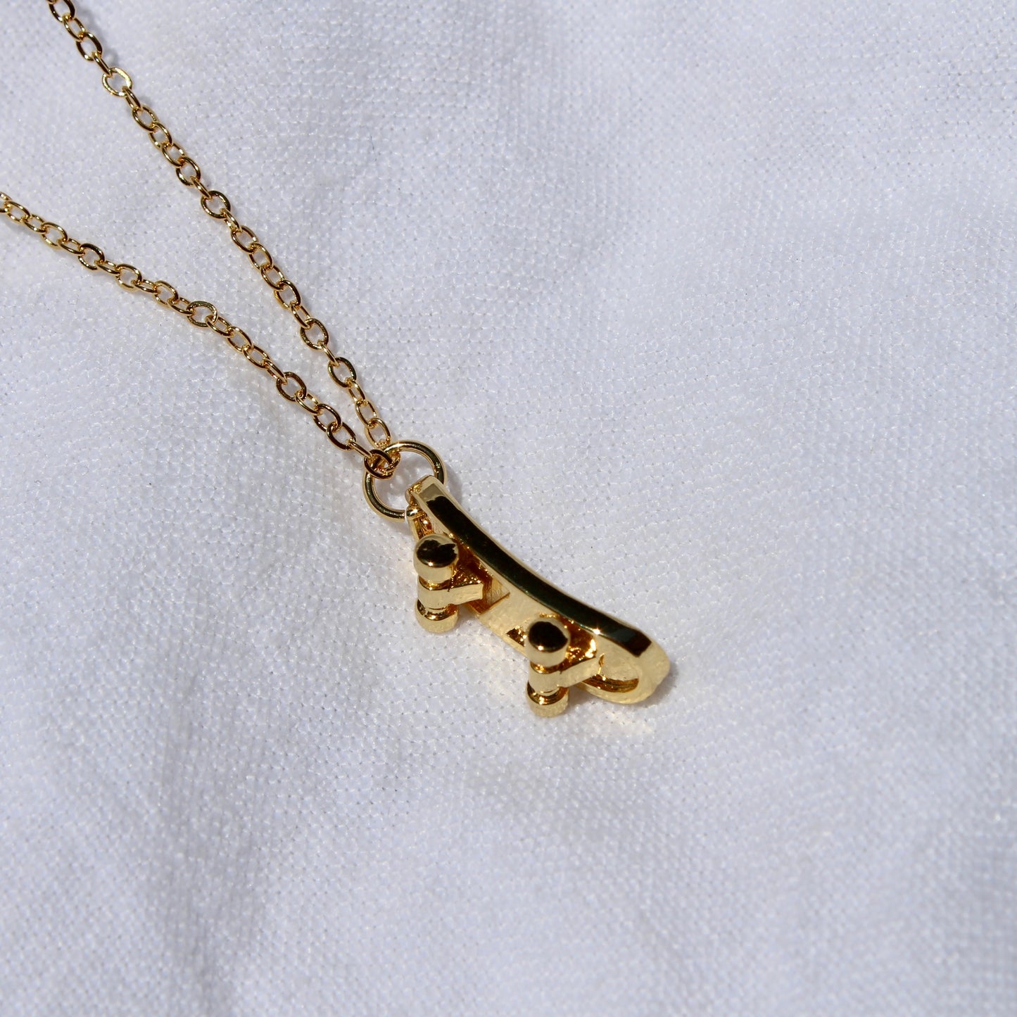 Skateboard Necklace