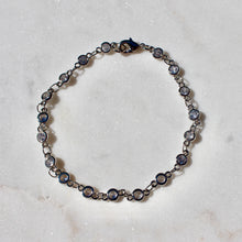 Load image into Gallery viewer, Taylor Cubic Zirconia White Gold Filled Bracelet
