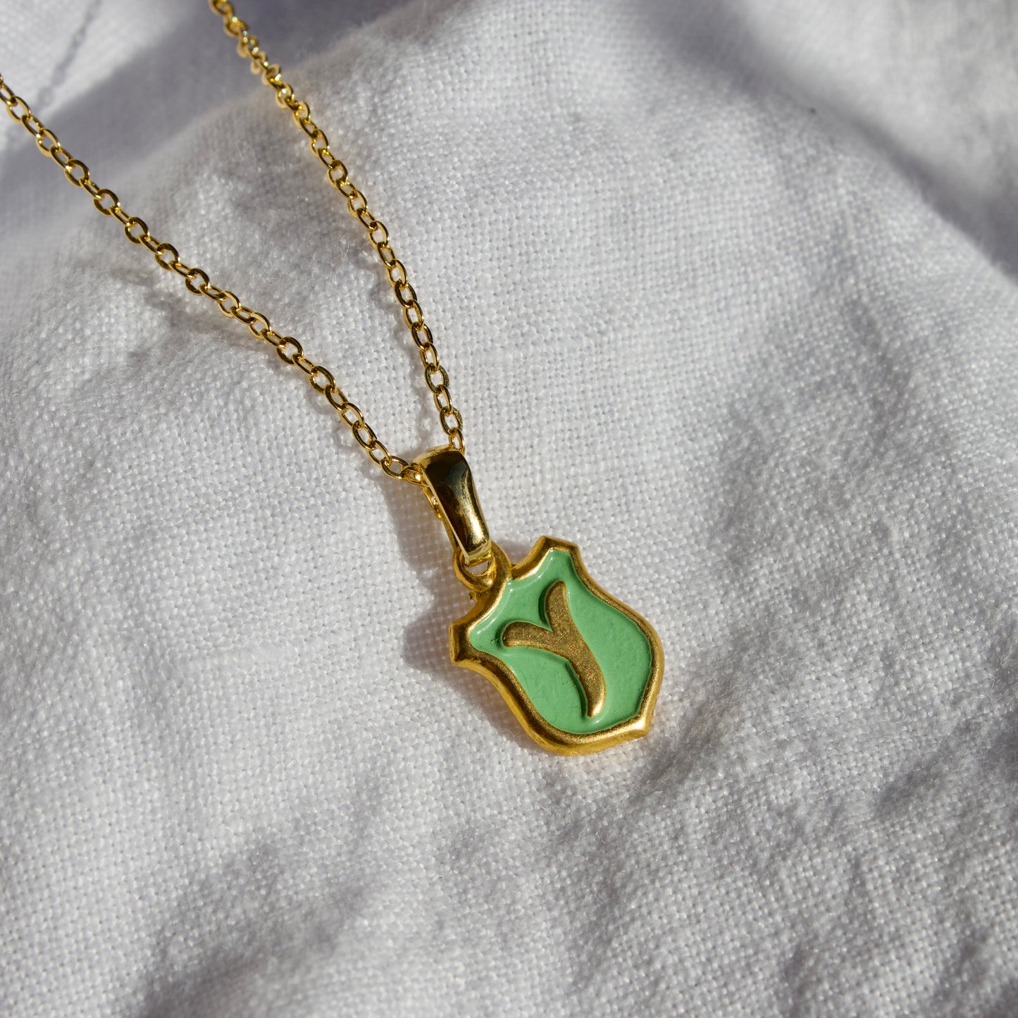 Vintage Letter Y Necklace