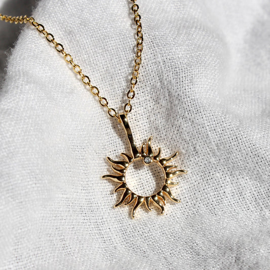 Sun Pendant Necklace